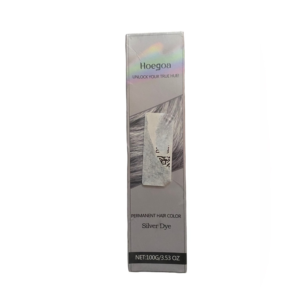 HOEGOA Permanent‎ Hair Color - Silver Dye - 3.53 oz - EXP 10/27
